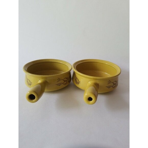 SMI Japan yellow retro soup bowls with handles. Good condition. - Picture 4 of 8
